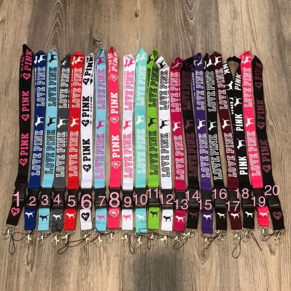 Pink by Victoria’s Secret Lanyards ANY 1 for $20 - Picture 2 of 2